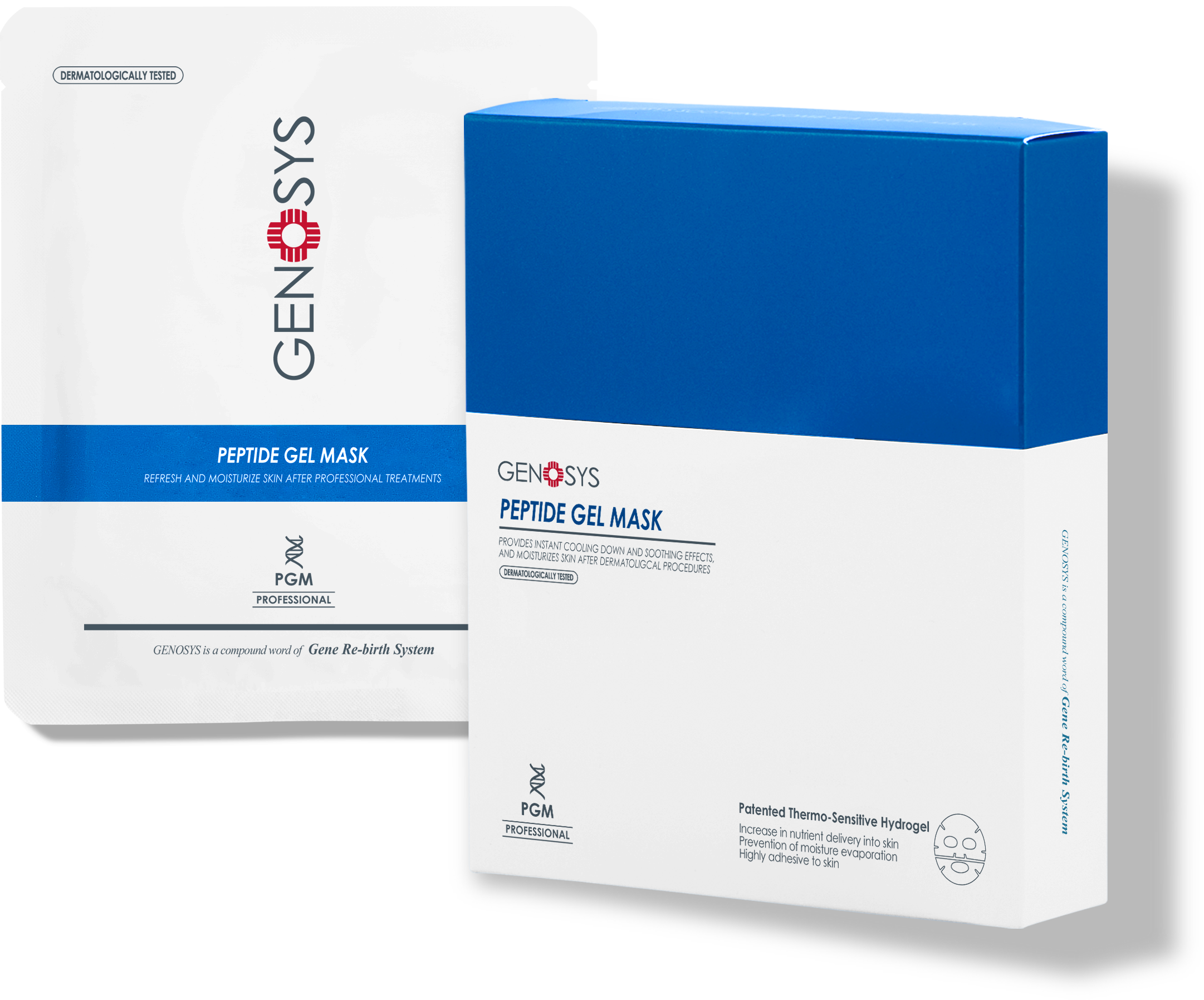 PEPTIDE GEL MASK_pouch with outer box